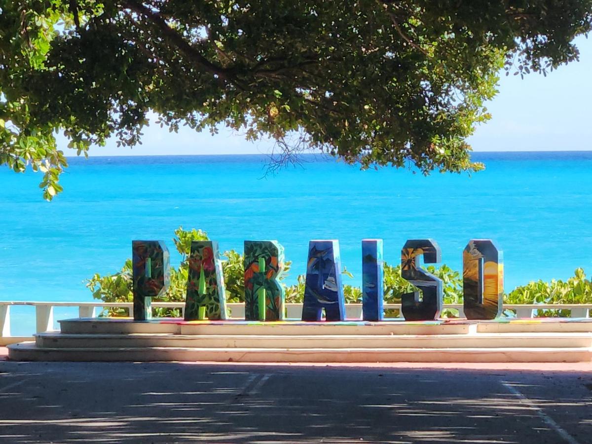 Beachfront Apartment, Quiet 4 Beds, 1 Bath, Ac, Wi-Fi, Hot Water, In Paraiso Near Los Patos Екстериор снимка